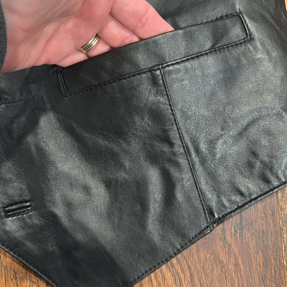 Cripple Creek Leather Vest View 5